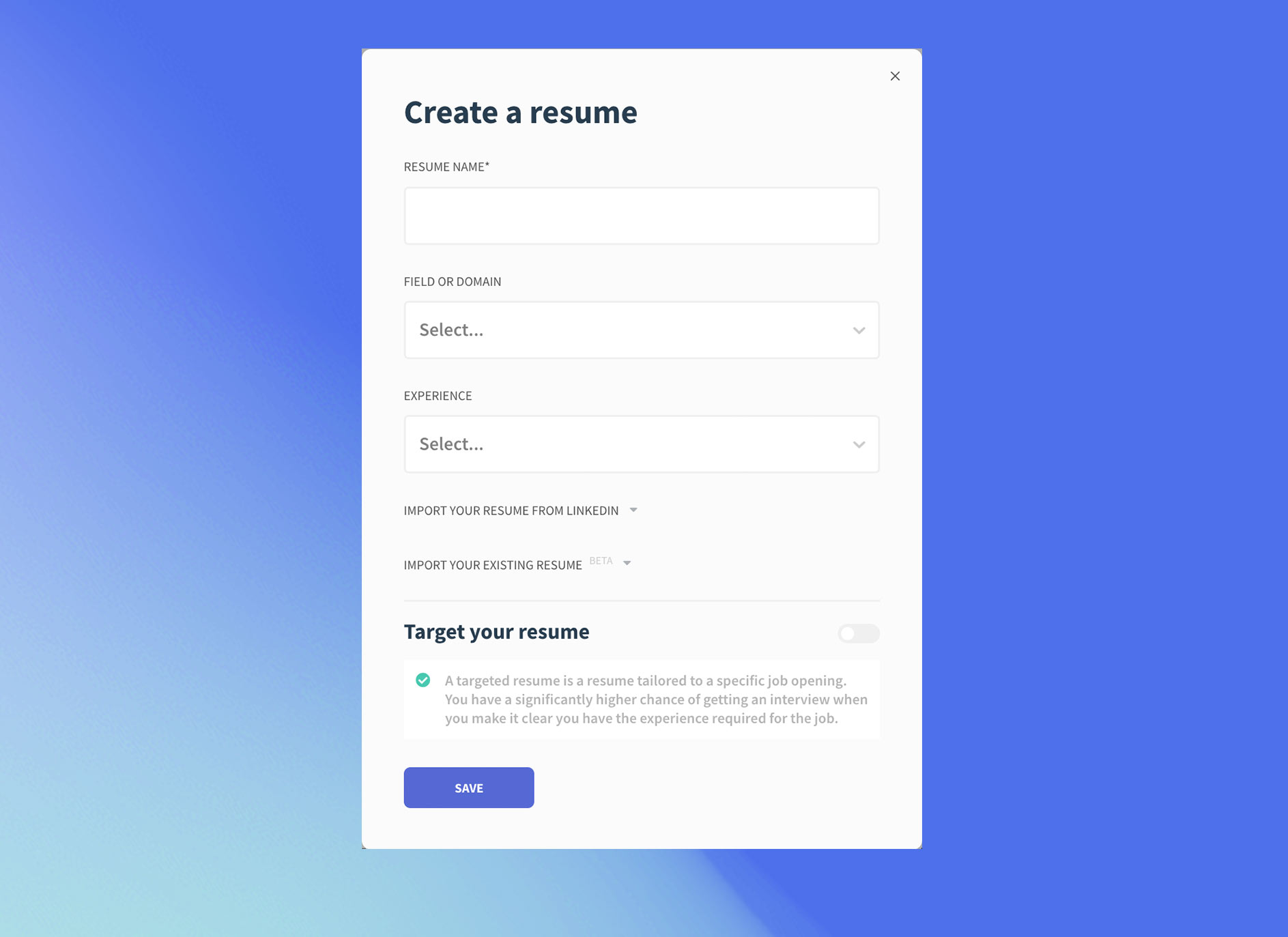 Step 3: Enter your details on the form provided.