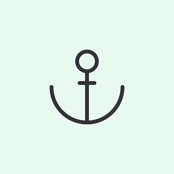 Blanco profielfoto met groene achtergrond van een Ten Anker teamlid