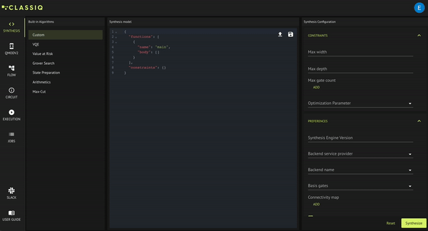 Quantum Software for Academia| Classiq
