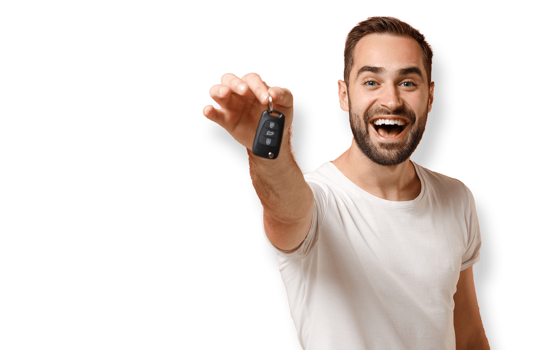 Guy Holding out Keys