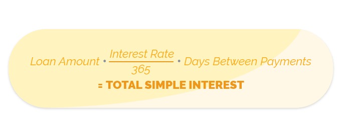 total simple interest formula