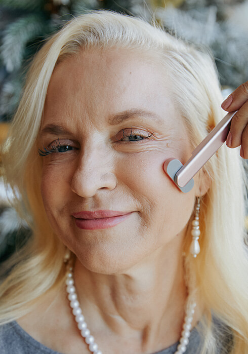 red light therapy for wrinkles before and after