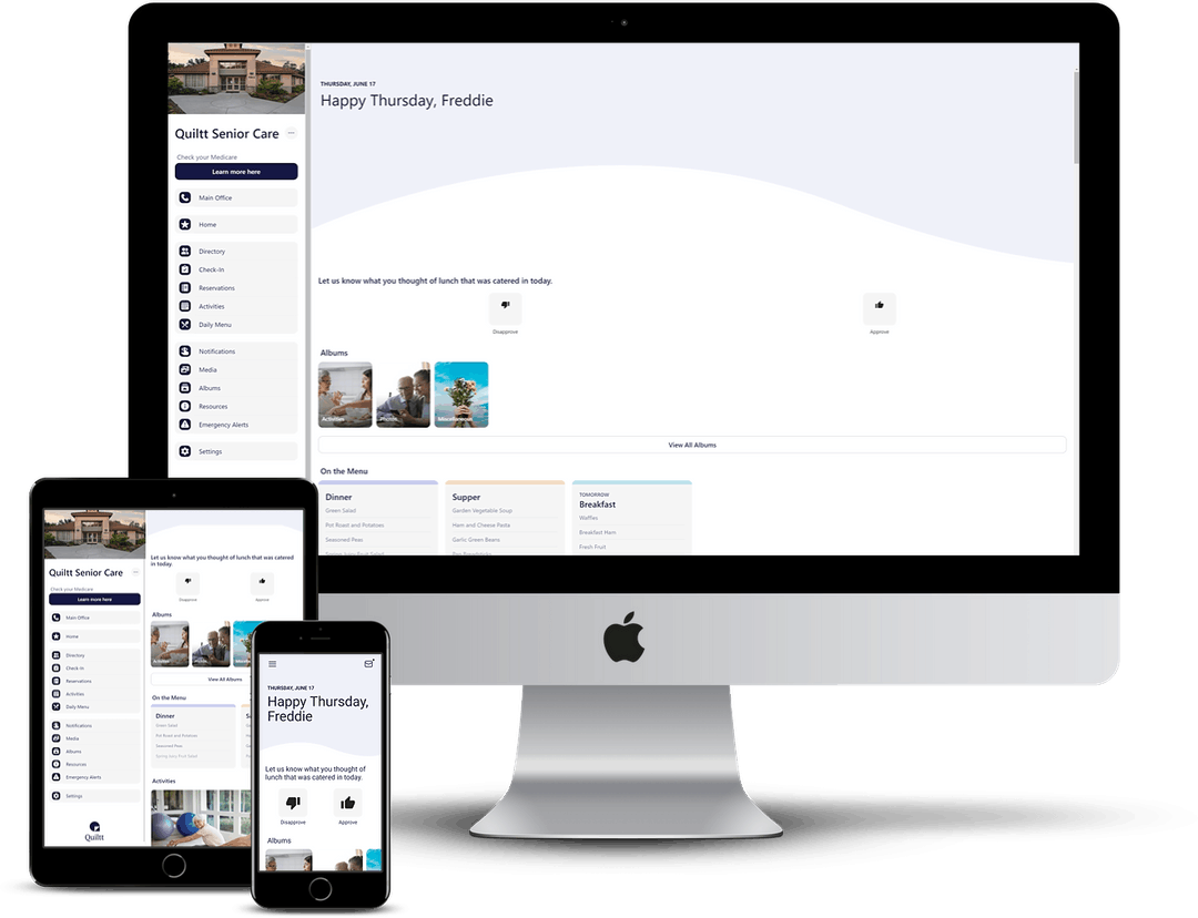 Quiltt | Simple Senior Living Software