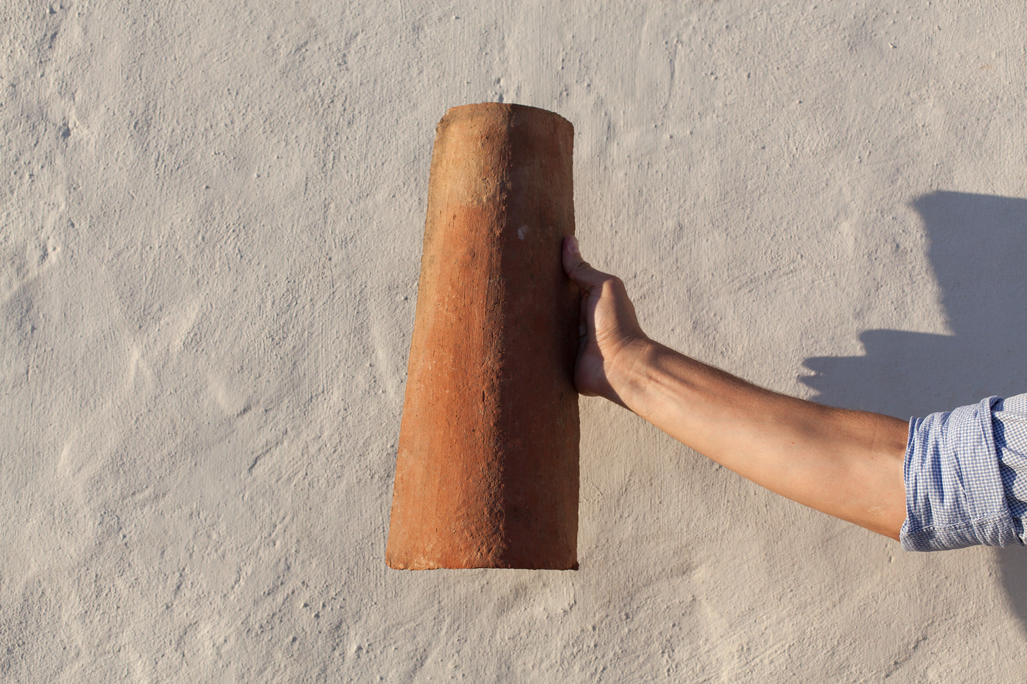 José’s favorite object at São Lourenço do Barrocal are the roof tiles.