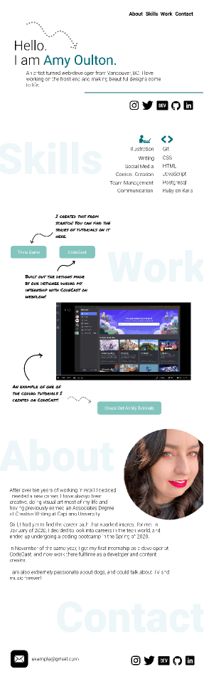 Create A Portfolio Website with only HTML & CSS | CodeCast