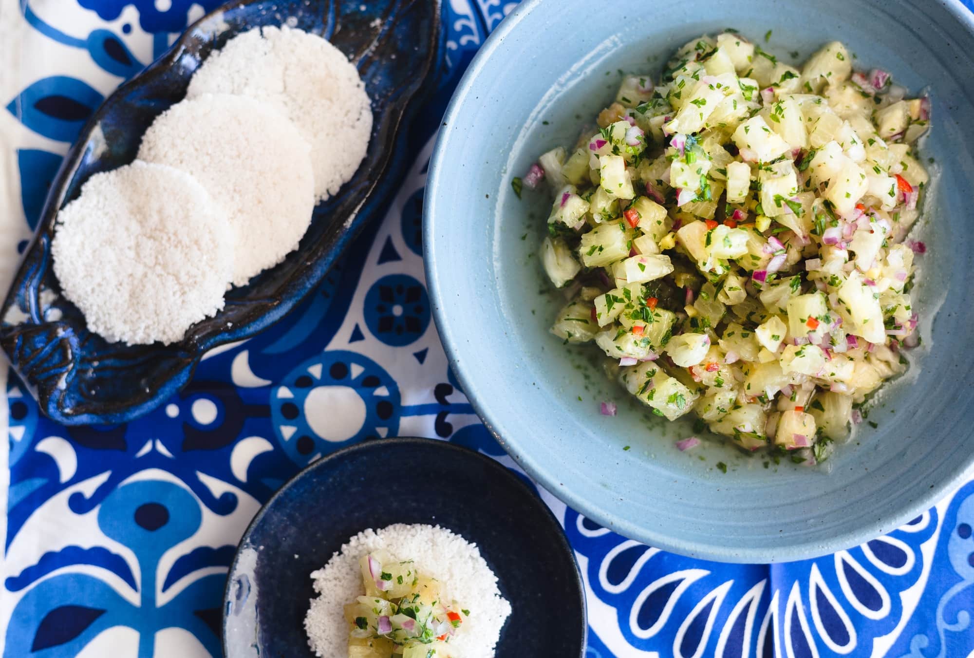 Pineapple, Cucumber, and Mint Rockfish Ceviche Edible San Diego Recipe