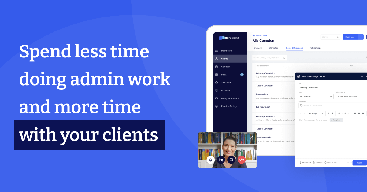 Practice management software