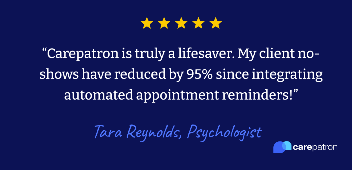 Private practice testimonial
