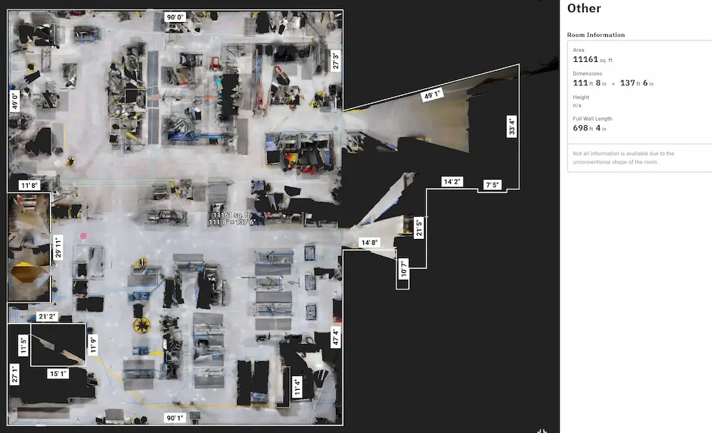 GPRS 3 Photogrammetry Existing Warehouse