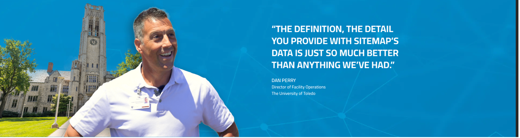 Facility Manager discussing benefits of SiteMap