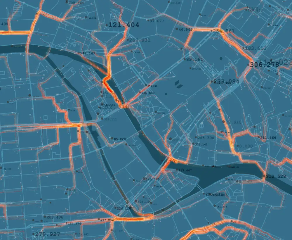 Illustration of GIS data.
