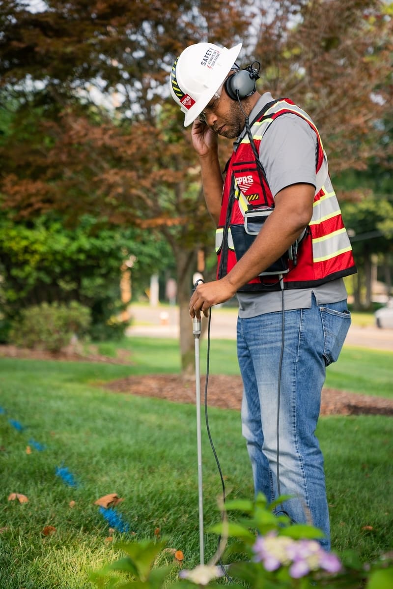 Water Loss Specialists Performing Pipe Leak Detection Services