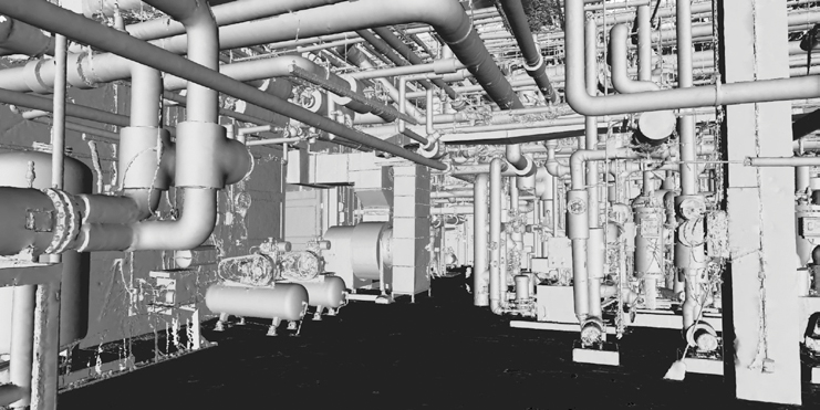 3D Mesh of Factory