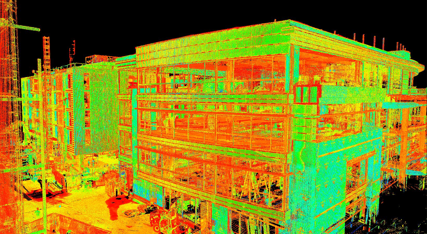 Point Cloud Data Digital version of Building.