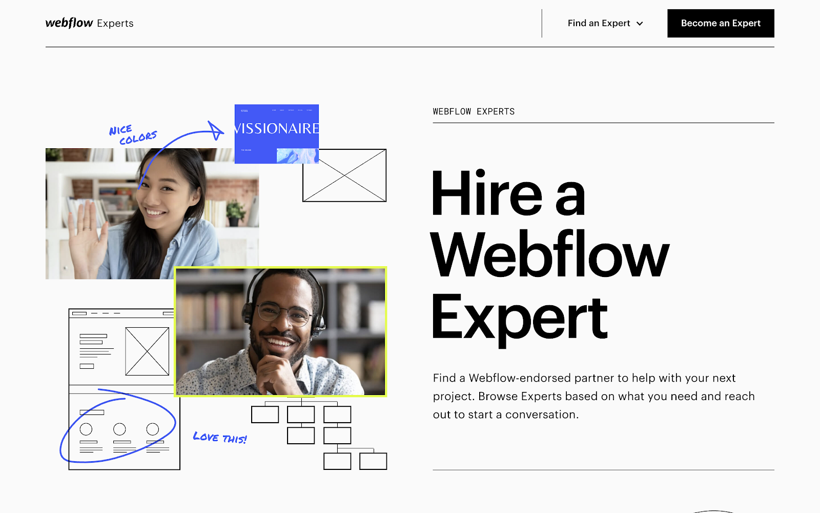 Work with a Webflow-approved Enterprise Partner to make implementation easy.