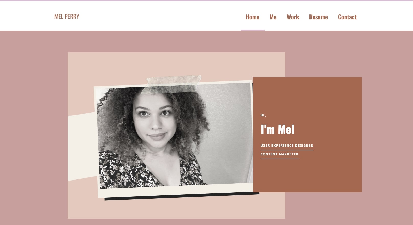 mel's online portfolio