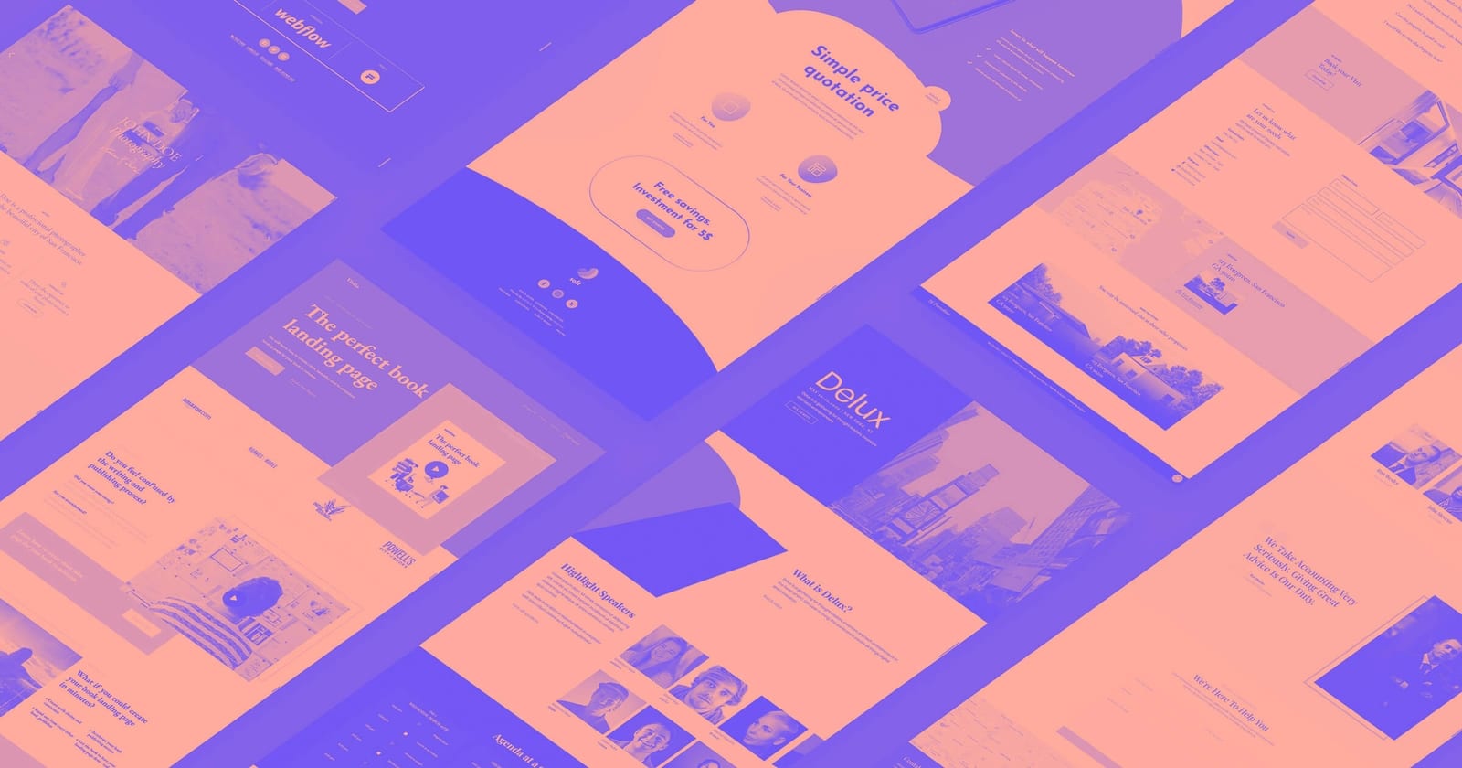 11 one page website examples to inspire you | Webflow Blog