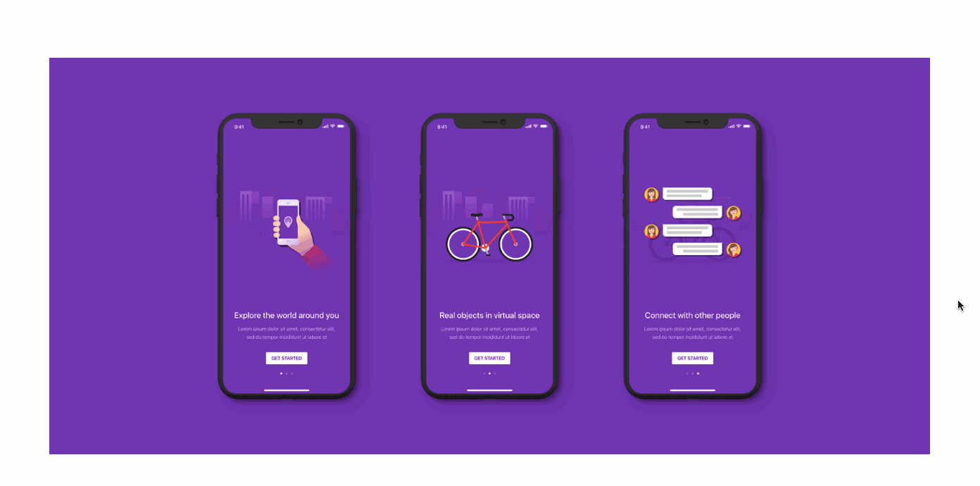 gif of ljubomir bardzic's portfolio