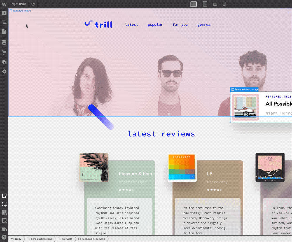 New location, and a new feature: pin and drag to resize.