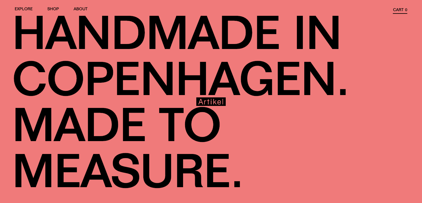 Artikel homepage.