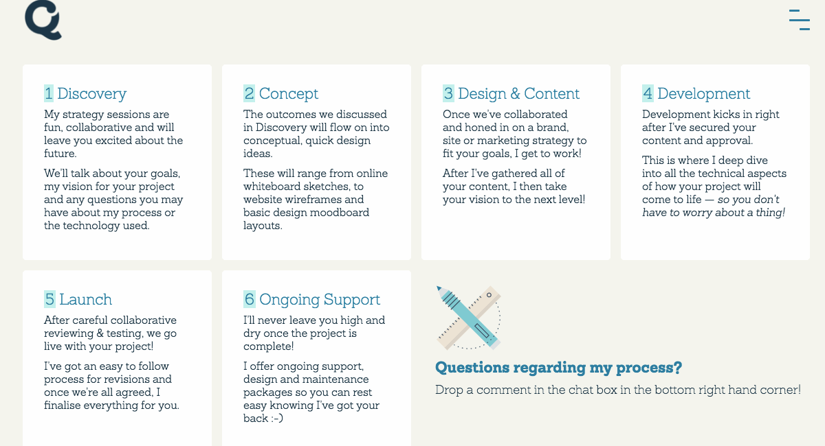 Quarsh outlines its design process