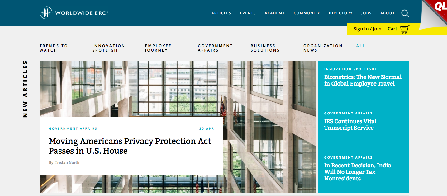 Worldwide ERC homepage