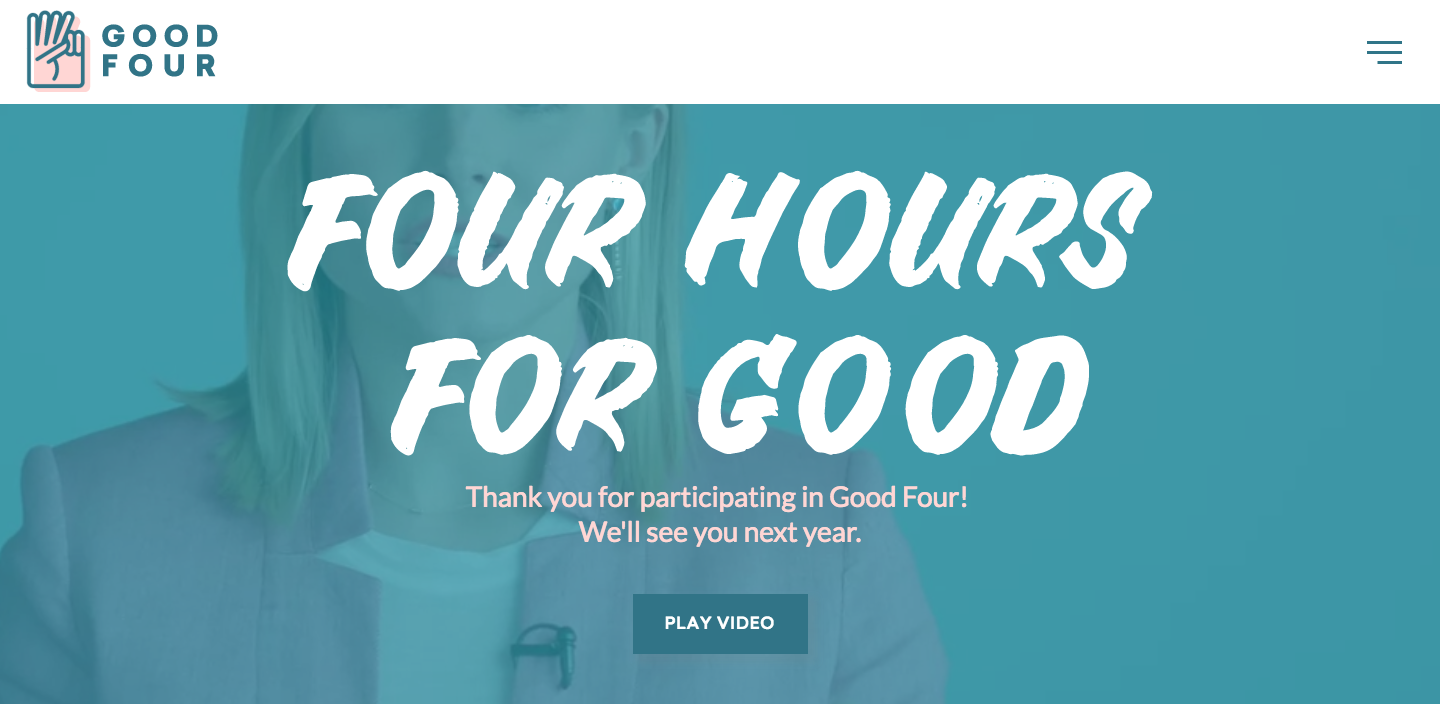 Good Four homepage hero