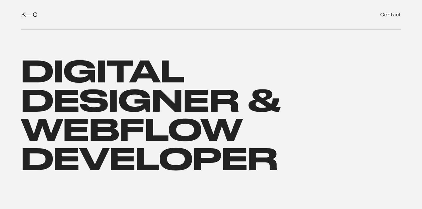 Screenshot of Kyle Craven's portfolio