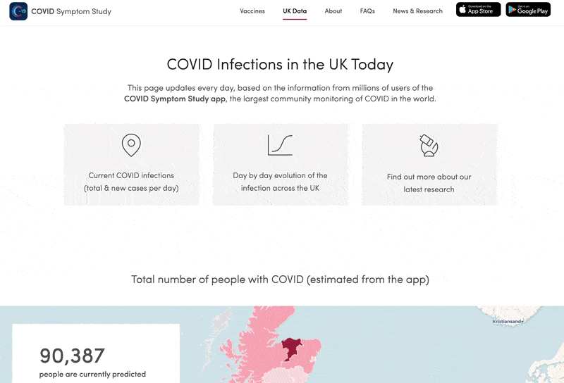 Interactive map of COVID-19 cases in the U.S.