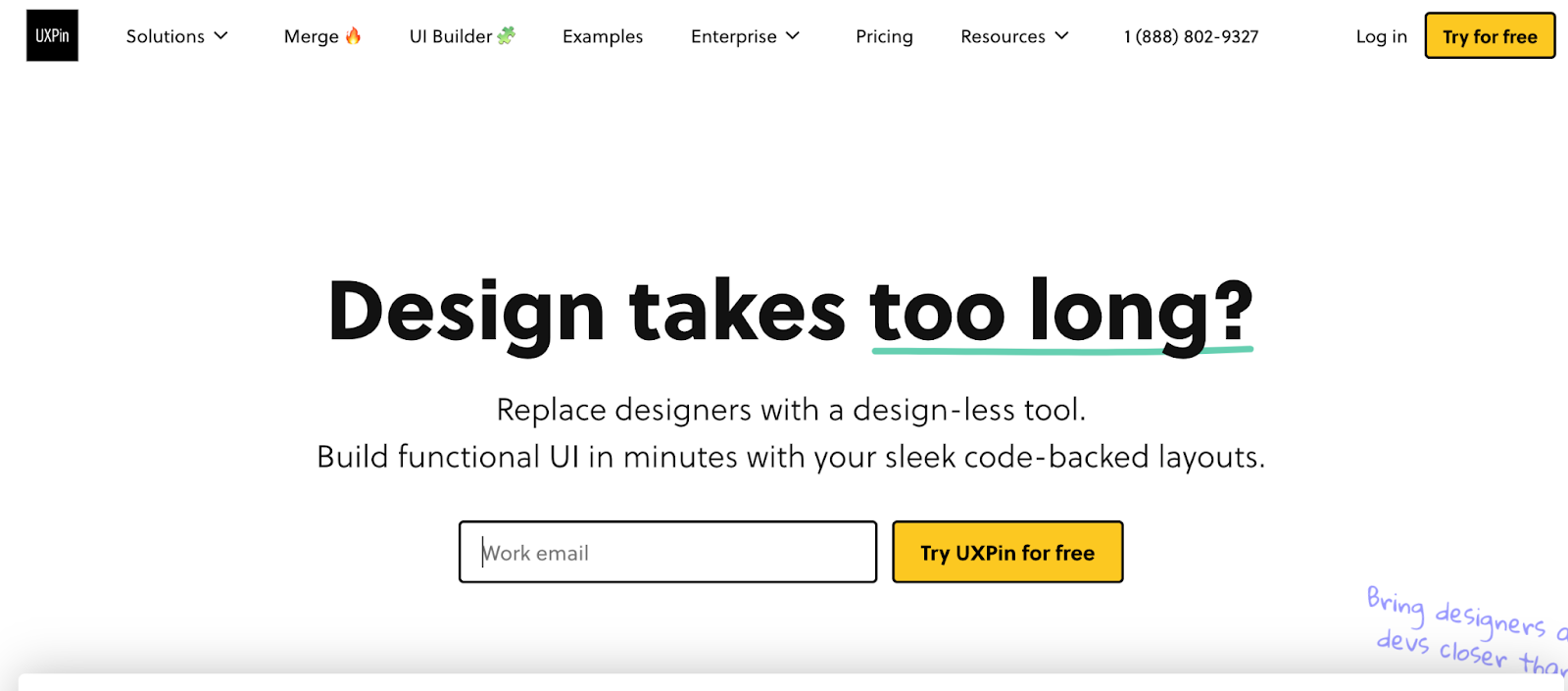 UXPin homepage