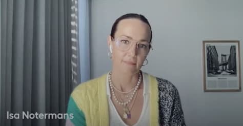 Screenshot of a speaker during the RfH Virtual 2021 conference