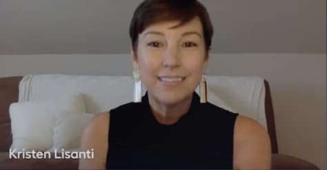 Screenshot of a speaker during the RfH Virtual 2021 conference