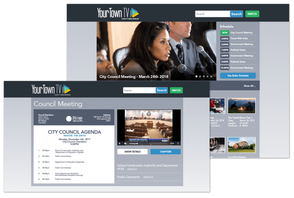 Cablecast Feature Channels