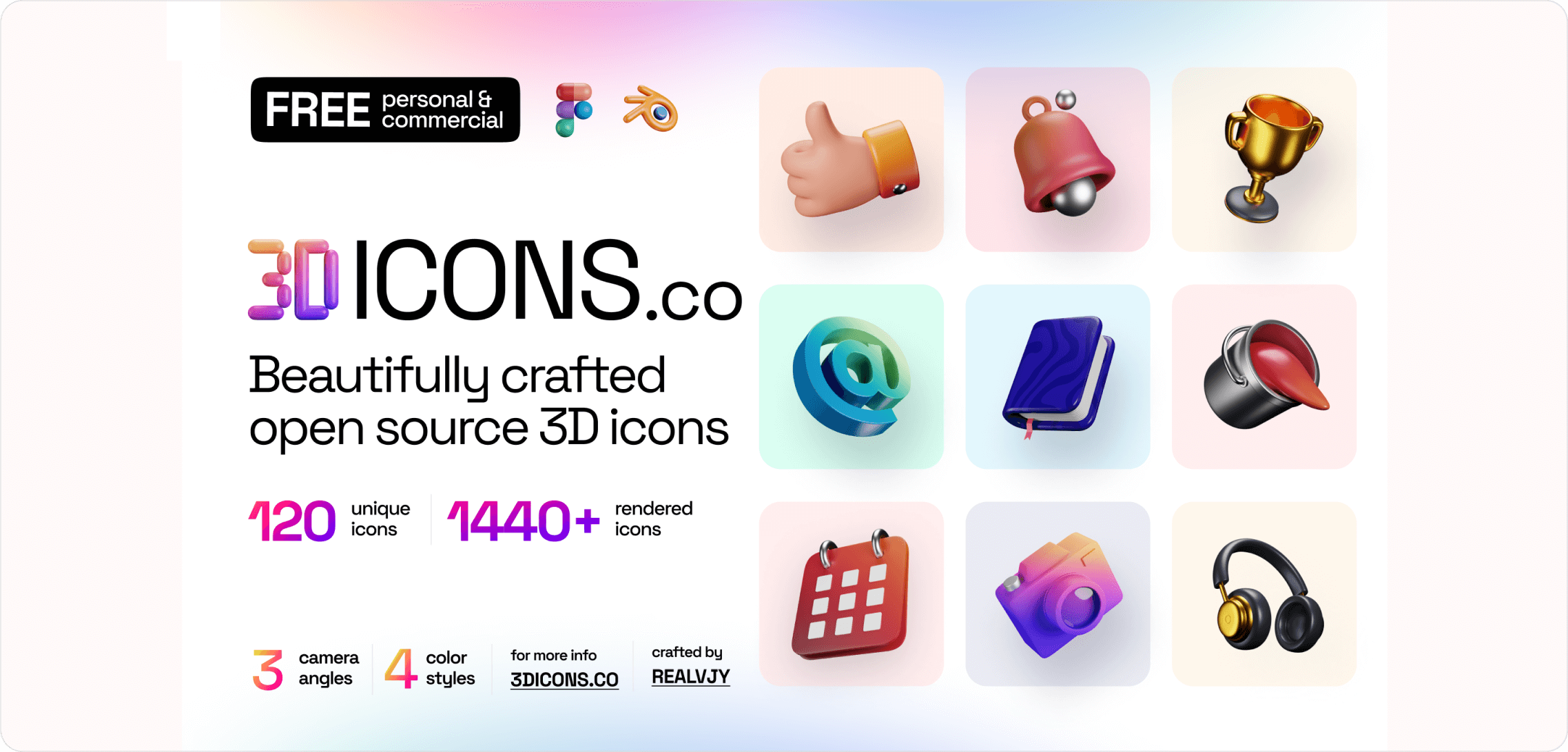 1000+ Free 3D Icons