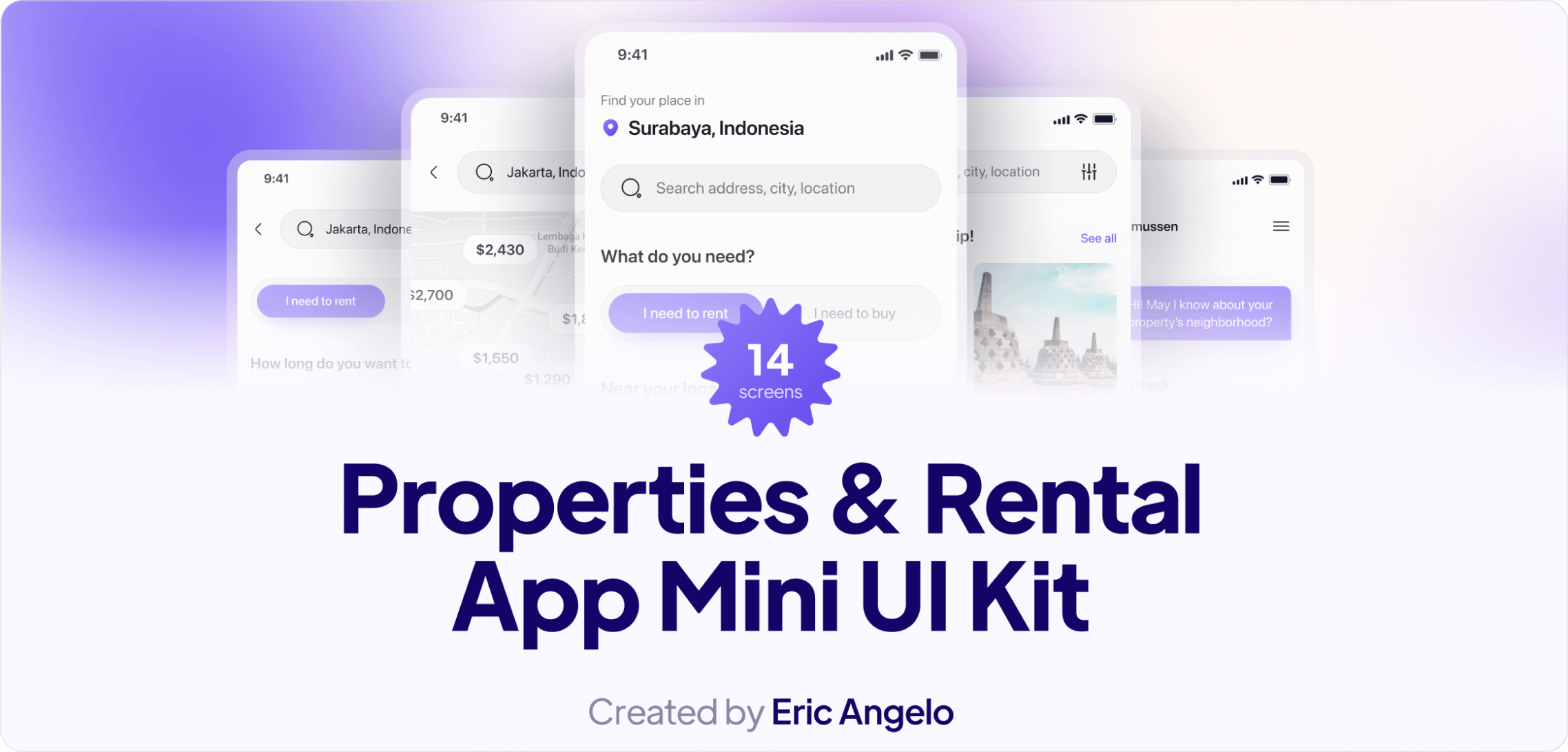 Rental App UI Kit
