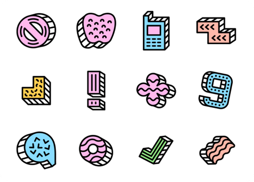 Free Retro Shapes