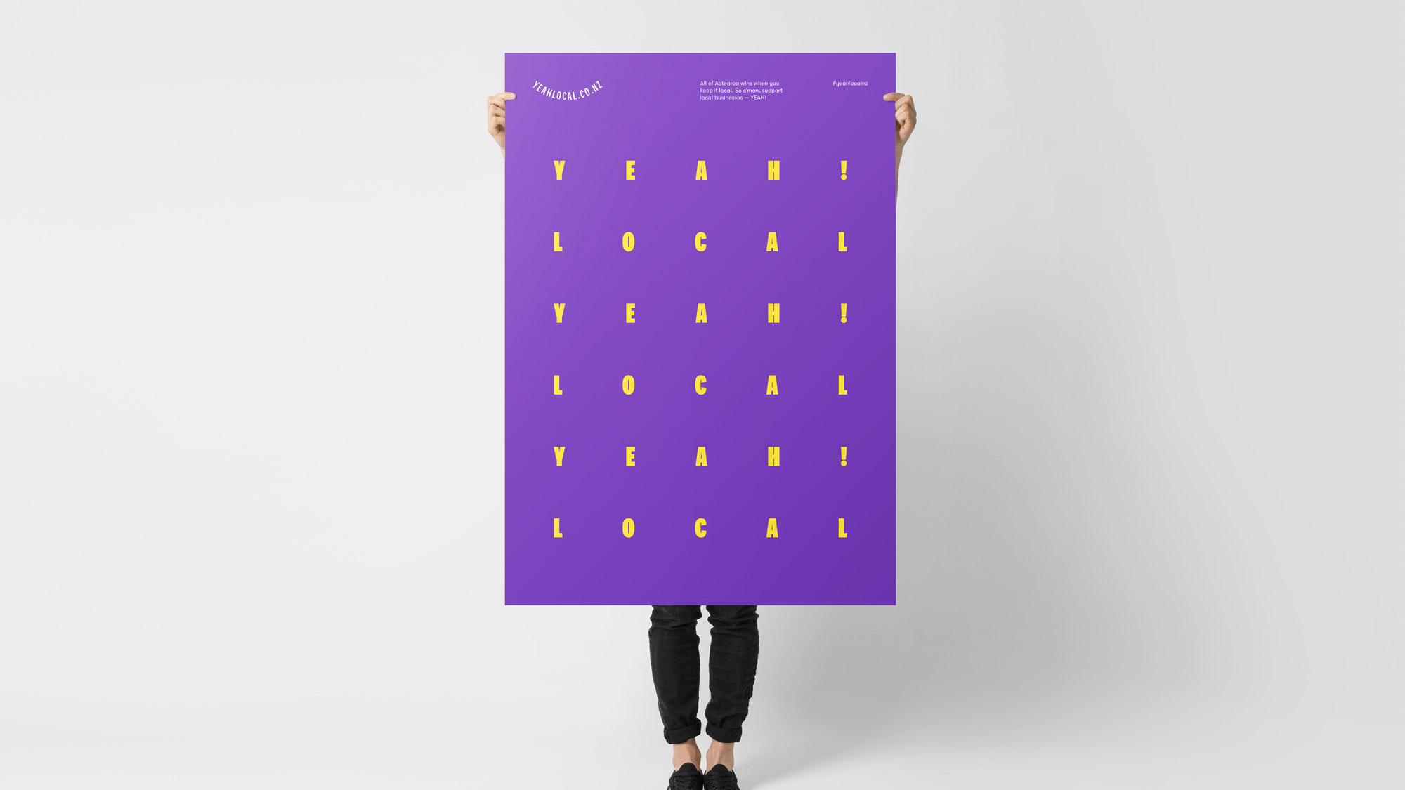 YEAH! LOCAL poster design
