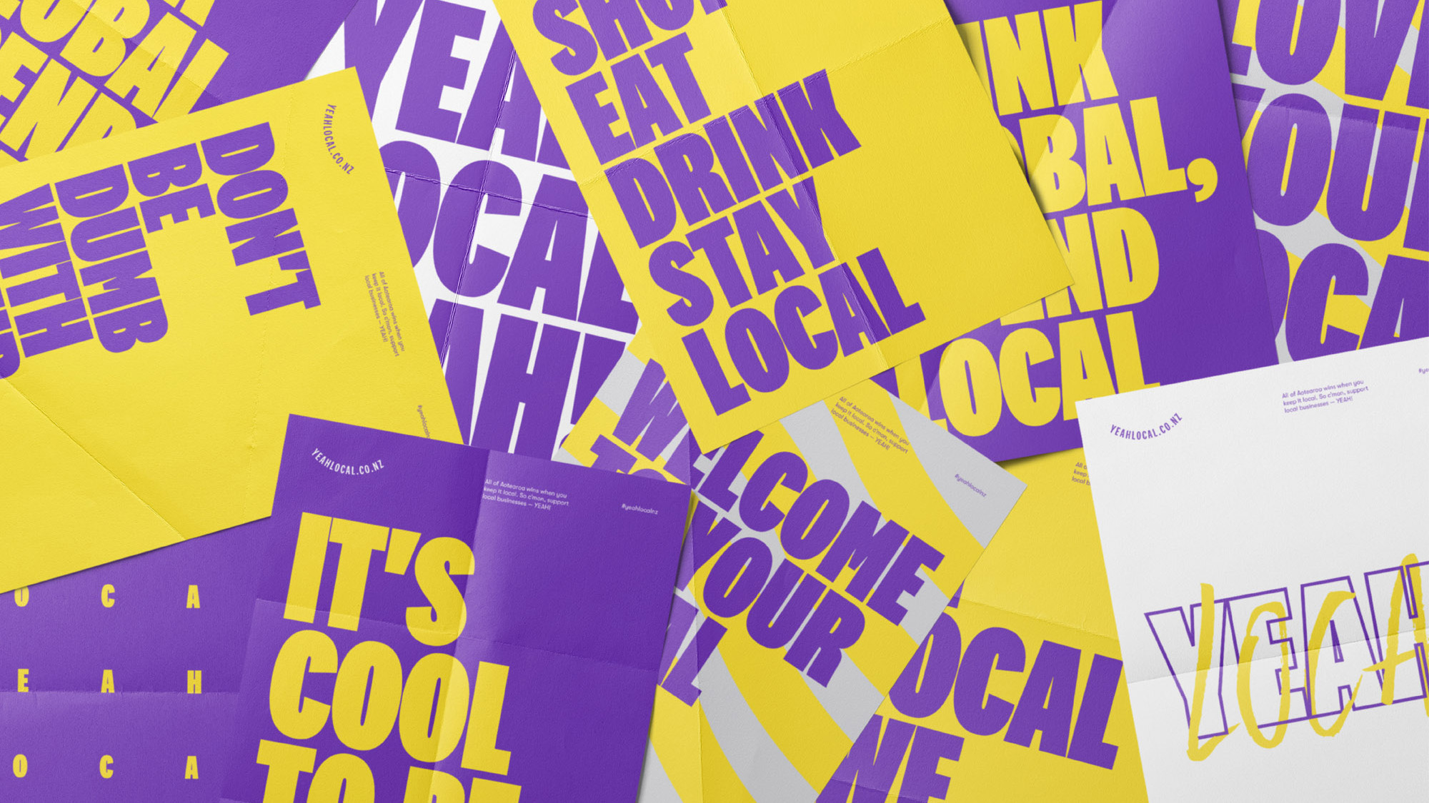 YEAH! LOCAL poster design