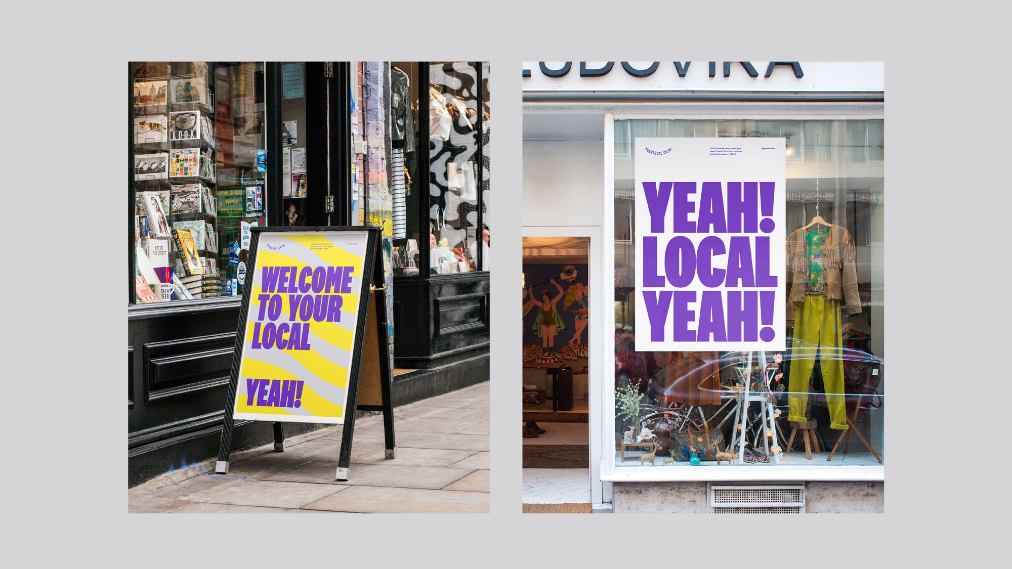 YEAH! LOCAL poster design
