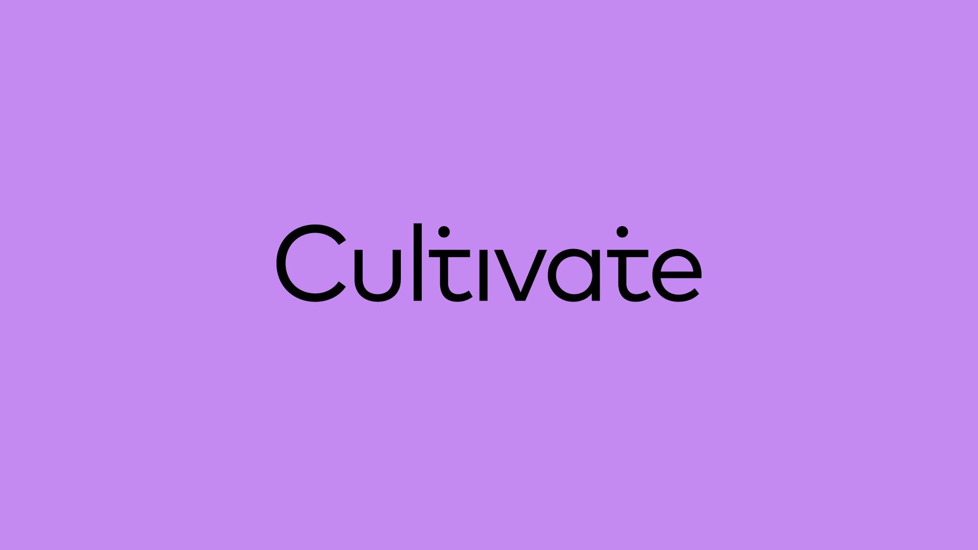 Cultivate logo design