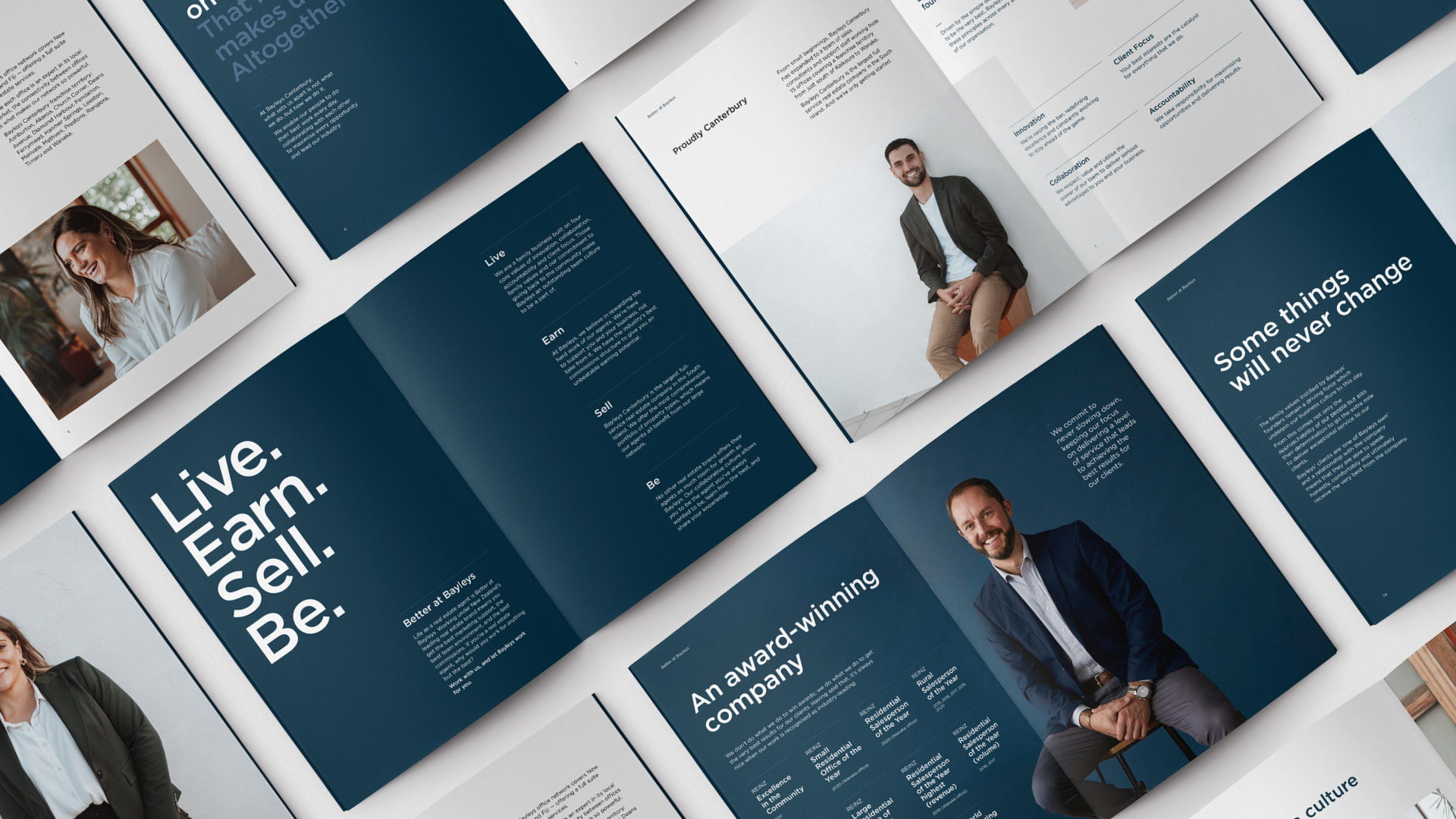 Better At Bayleys booklet design