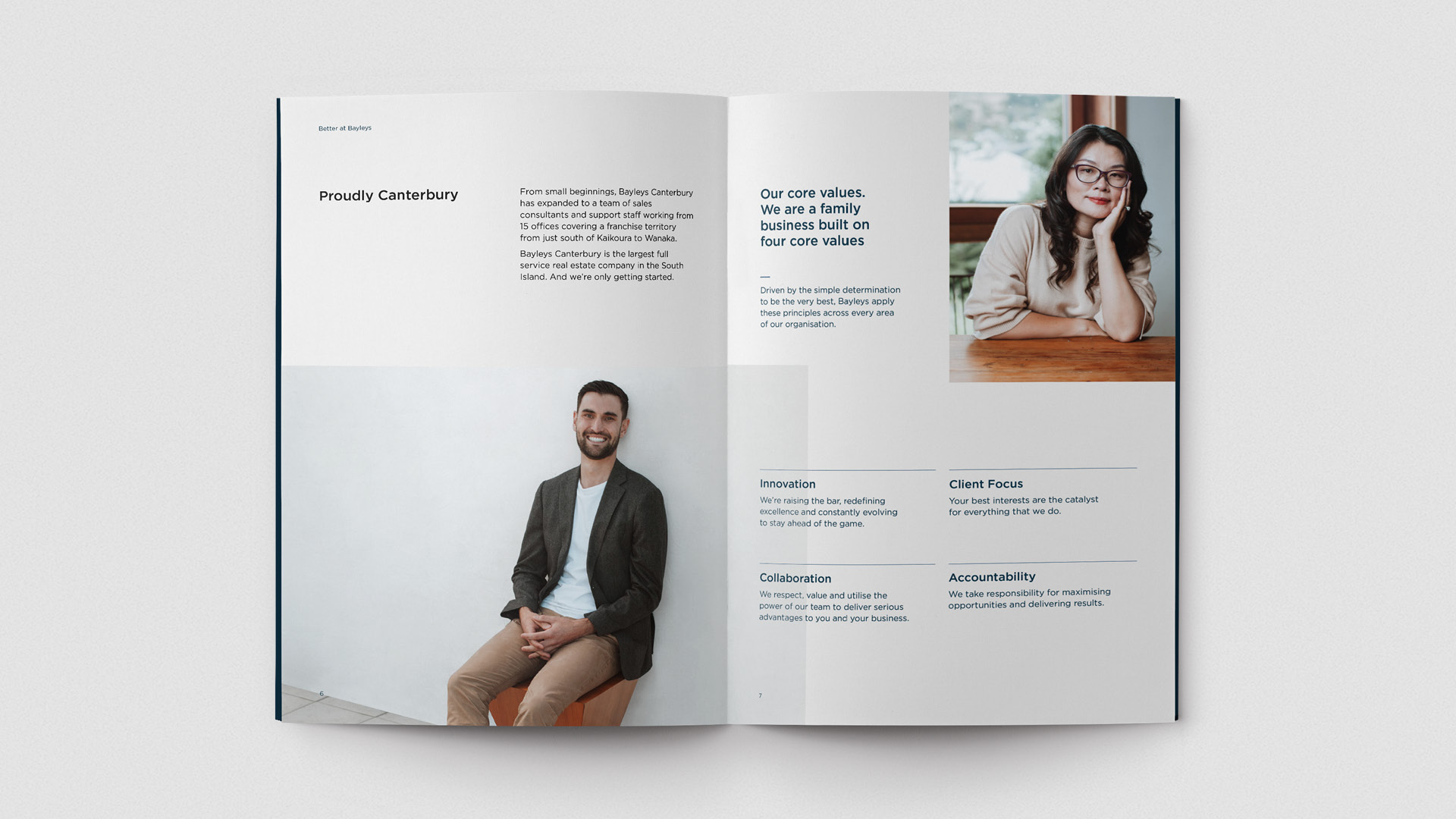 Better At Bayleys agent booklet design