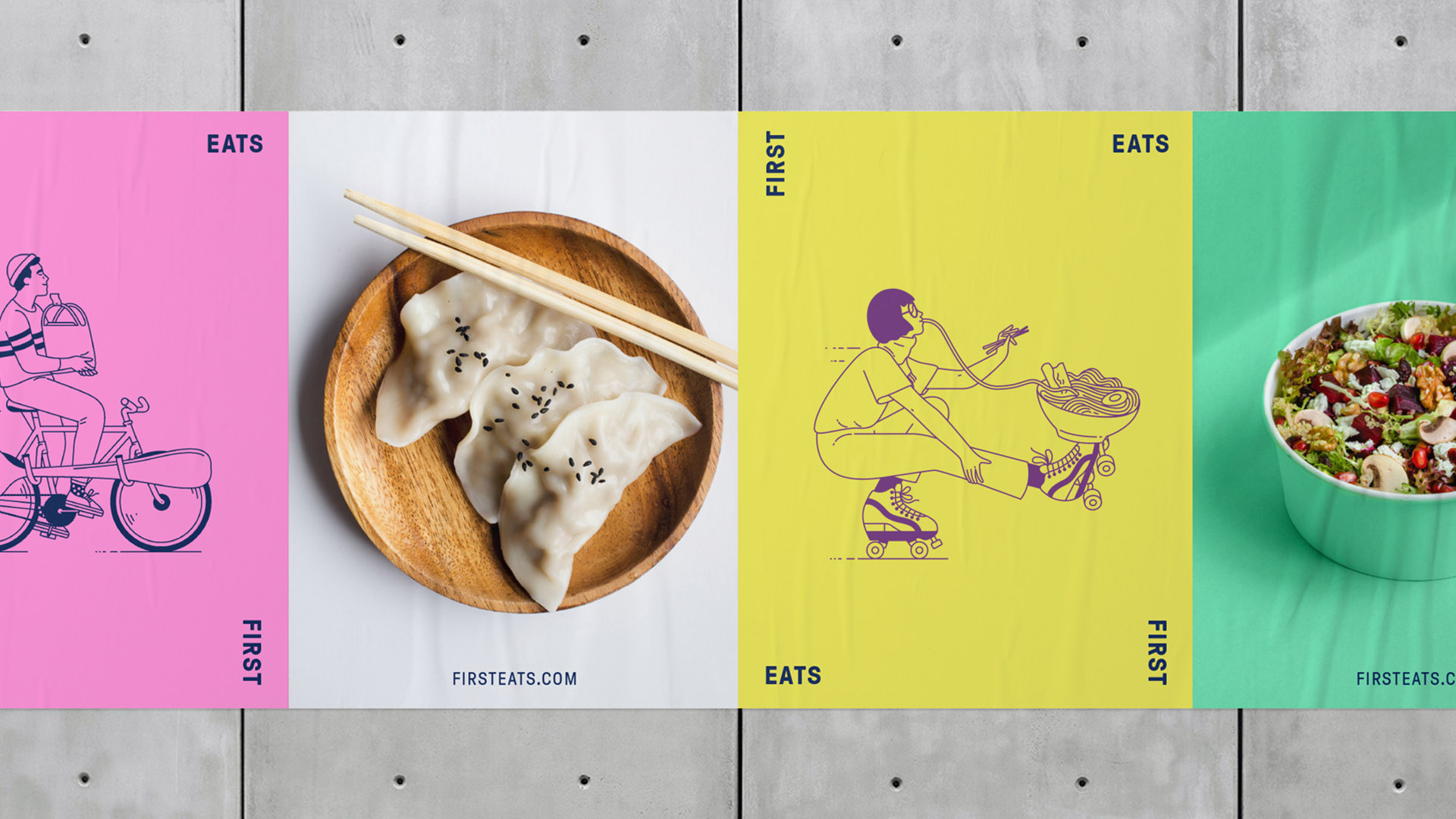 First Eats poster designs