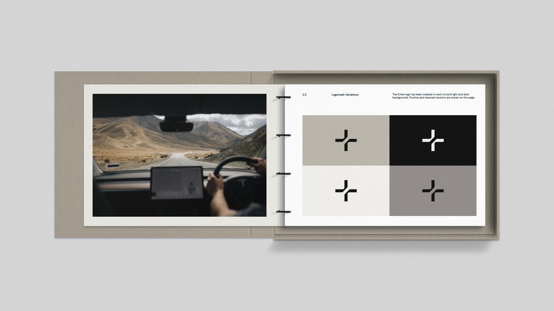 Evnex brand guidelines and colour codes