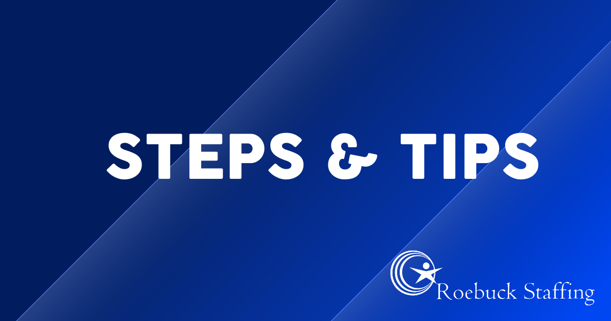 Steps & Tips Construction Jobs Greenville NC Roebuck Staffing