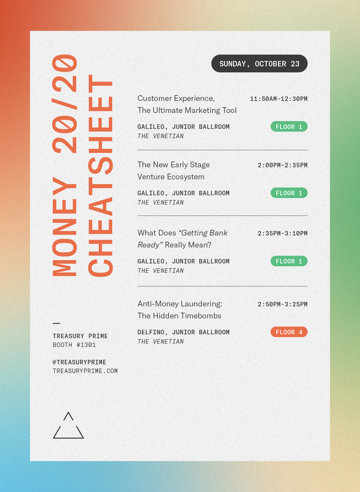 Money 20/20 Cheat Sheet for Banks