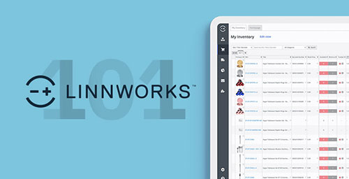 Linnworks platform showing inventory management.