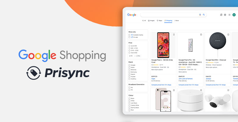 How Google Shopping looks to consumers.