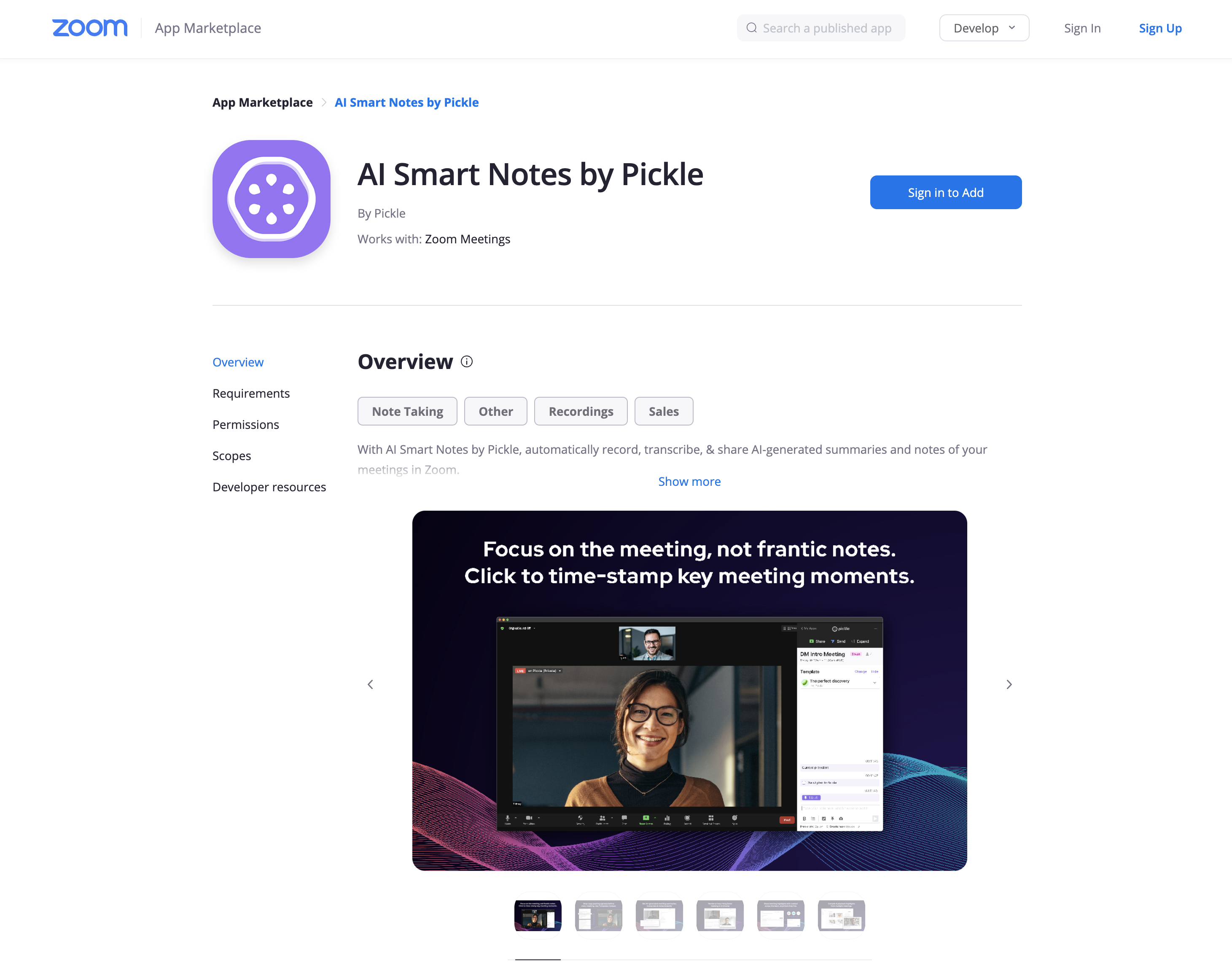 AI Smart Notes by Pickle Zoom App