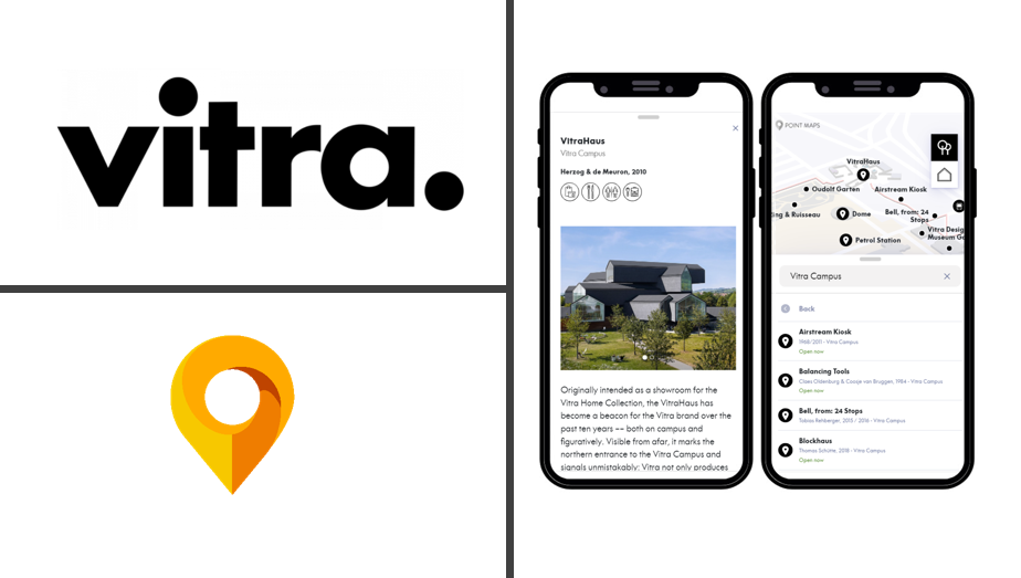 Campus map and wayfinding with Vitra